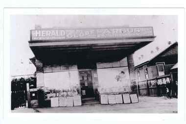 Photograph - Digital Image, Newsagent Greensborough, 1930c