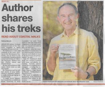 Newspaper clipping, Author shares his treks, 31/12/2014
