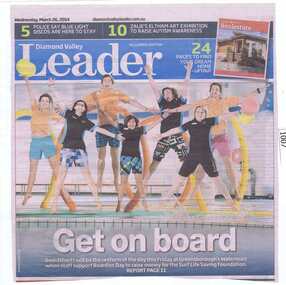 Newspaper Clipping, Get on board, 26/03/2014