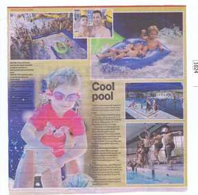 Newspaper Clipping, Cool pool, 22/01/2014