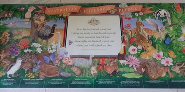 Poster, Australian Citizenship Pledge, 1993_