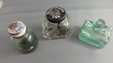 Bottles - Ink, Collection of Ink Bottles, 1948_