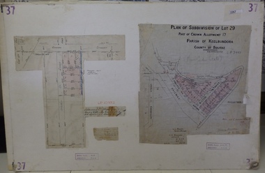 Planning Document, Subdivision Plan #  37. Poulter Avenue and Bicton Street; and, Adeline Street and Grimshaw Street Greensborough, 1971_