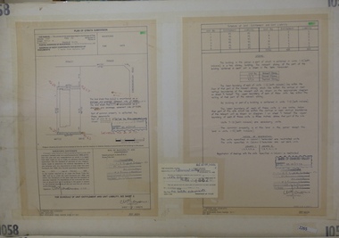 Planning Document, Subdivision Plan #1058. Wattle Drive Watsonia, 14/07/1983
