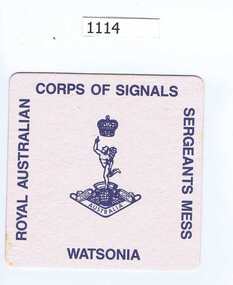 Coaster, Simpson Barracks, Watsonia Sergeant's Mess, 2000c