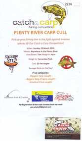 Advertising Poster, Aussie Angler, Catch a carp fishing competition, 29/03/2015