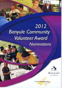 Booklet, Banyule City Council, Banyule Volunteer Awards 2012, 2012_