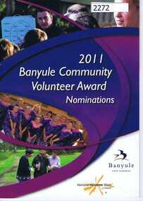 Booklet, Banyule City Council, Banyule Volunteer Awards 2011, 11/05/2011