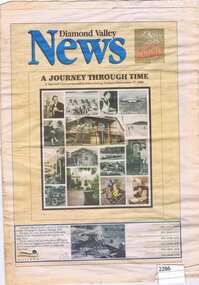 Newspaper, Diamond Valley News, Diamond Valley News: A Journey Through Time. November 17 1999, 17/11/1999