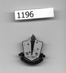 School badge, Greensborough Primary School, Greensborough State School Badge, 1960s