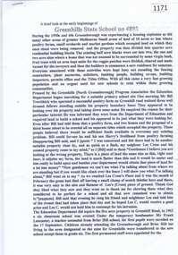 Article, Greenhills State School no 4893, by Don King - GH4893, 1950o