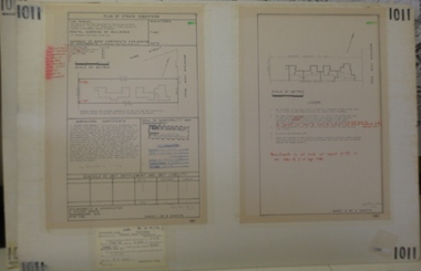 Planning document, Subdivision Plan #1011.  Corner Mountainview Road and Hume Streets, 1981_