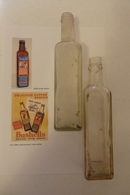 Bottles, Unknown, Coffee and chicory essence bottles, 1940c