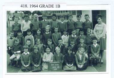 Photograph - School Photograph - Digital Image, Greensborough Primary School Gr2062 1963 Grade 1B, 1963_