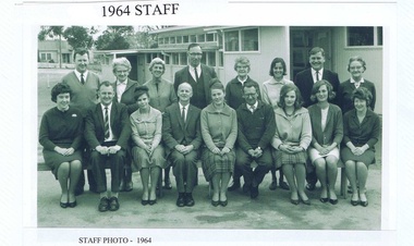 School Photograph - Digital Image, Greensborough Primary School Gr2062 1964 Staff, 1964_