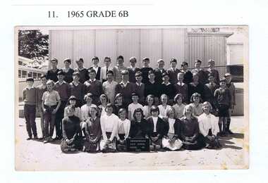 School Photograph - Digital Image, Greensborough Primary School Gr2062 1964 Grade 6B, 1965_