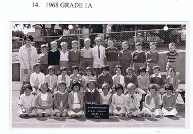 School Photograph - Digital Image, Greensborough Primary School Gr2062 1968 Grade 1A, 1968_