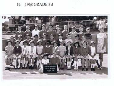 School Photograph - Digital Image, Greensborough Primary School Gr2062 1968 Grade 3B, 1968_