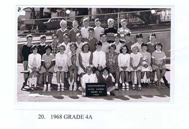 School Photograph - Digital Image, Greensborough Primary School Gr2062 1968 Grade 4A, 1968_