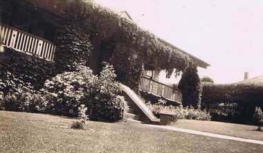 Photograph - Digital Image, Franklin family home, 1950s