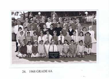School Photograph - Digital Image, Greensborough Primary School Gr2062 1968 Grade 6A, 1968_