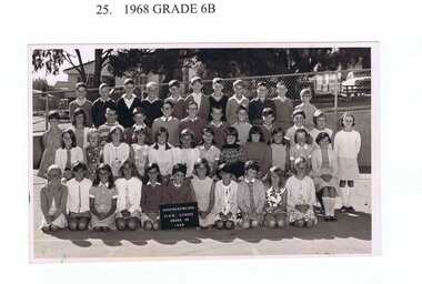 School Photograph - Digital Image, Greensborough Primary School Gr2062 1968 Grade 6B, 1968_