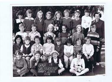 School Photograph - Digital Image, Greensborough Primary School Gr2062 1974 Grade 1A, 1974_
