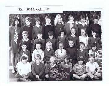School Photograph - Digital Image, Greensborough Primary School Gr2062 1974 Grade 1B, 1974_