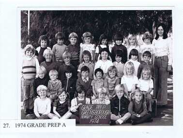 School Photograph - Digital Image, Greensborough Primary School Gr2062 1974 Grade Prep A, 1974_