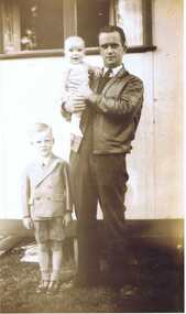 Photograph - Digital image, Rex Smith and father, 1947_