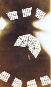 Photograph - Digital image, State Library Dome with blackout partly removed 1947, 1947_