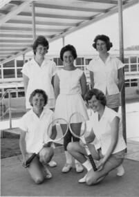 School Photograph (digital image), 1962 Macleod High School Team Tennis, 1962_