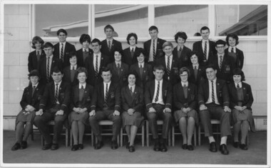 School Photograph - Digital Image, 1963 Macleod High School McHIGH Prefects, 03/04/1963