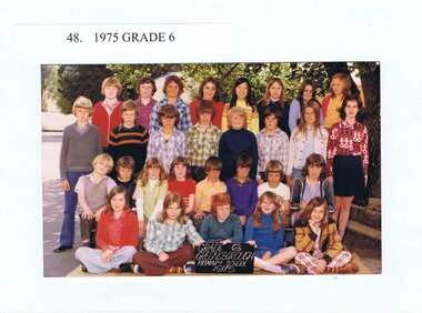 School Photograph - Digital Image, Greensborough Primary School Gr2062 1975 Grade 6, 1975_
