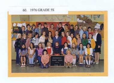 School Photograph - Digital Image, Greensborough Primary School Gr2062 1976 Grade 5S, 1976_