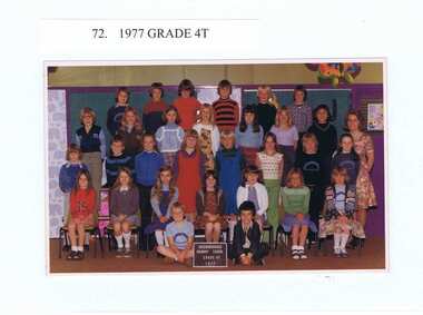 School Photograph - Digital Image, Greensborough Primary School Gr2062 1977 Grade 4T, 1977_
