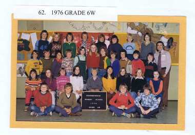 School Photograph - Digital Image, Greensborough Primary School Gr2062 1976 Grade 6W, 1976_