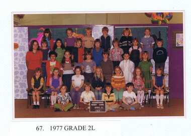 School Photograph - Digital Image, Greensborough Primary School Gr2062 1977 Grade 2L, 1977_