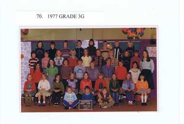 School Photograph - Digital Image, Greensborough Primary School Gr2062 1977 Grade 3G, 1977_