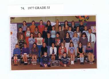 School Photograph - Digital Image, Greensborough Primary School Gr2062 1977 Grade 5J, 1977_