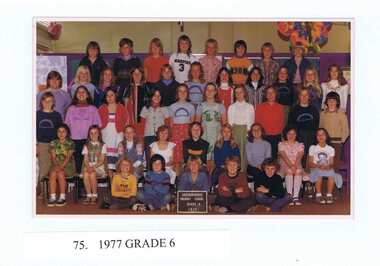 School Photograph - Digital Image, Greensborough Primary School Gr2062 1977 Grade 6, 1977_