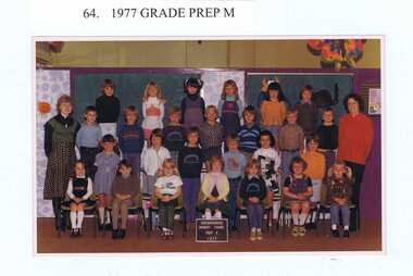School Photograph - Digital Image, Greensborough Primary School Gr2062 1977 Grade Prep M, 1977_