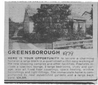 Advertisement - Digital image, 23 Mayfield Street Greensborough,1979, 1979_