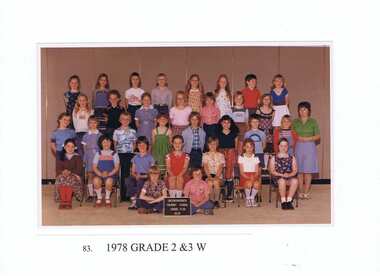 School Photograph - Digital Image, Greensborough Primary School Gr2062 1978 Grade 2 and 3 W, 1978_