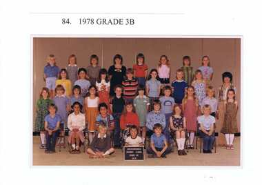 School Photograph - Digital Image, Greensborough Primary School Gr2062 1978 Grade 3B, 1978_