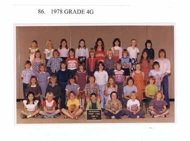 School Photograph - Digital Image, Greensborough Primary School Gr2062 1978 Grade 4C, 1978_