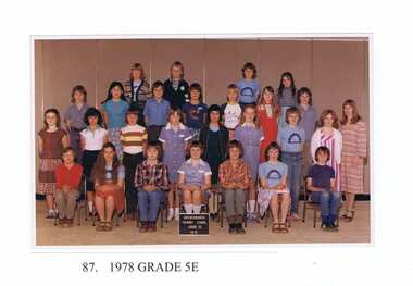 School Photograph - Digital Image, Greensborough Primary School Gr2062 1978 Grade 5E, 1978_