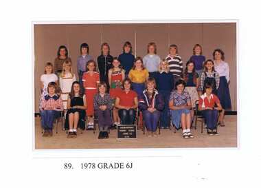 School Photograph - Digital Image, Greensborough Primary School Gr2062 1978 Grade 6J, 1978_