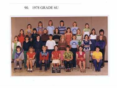 School Photograph - Digital Image, Greensborough Primary School Gr2062 1978 Grade 6U, 1978_