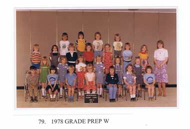 School Photograph - Digital Image, Greensborough Primary School Gr2062 1978 Grade Prep W, 1978_